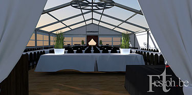 evenement receptie buffet bedrijfsfeest outdoor catering verlichting lounge decoratie